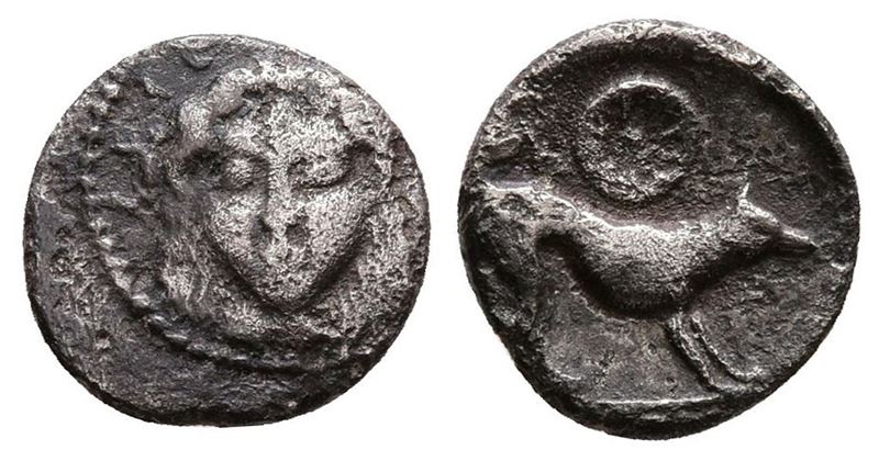 Sicily, Segesta, C. 455/0-445/0 Bc. Ar Litra (10 MM, 0.64 G).