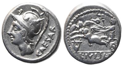L. Iulius Caesar, Denarius, 103 Bc; Ar (3,82 G; 16,8 MM; 1 H)