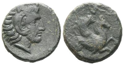 Sicily, Soloi (kefra), C. 406-397 Bc. Æ (17 MM, 4.26 G).