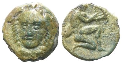 Sicily, Soloi, Late 4th Century Bc. Æ Tetras (13 MM, 2.06 G).