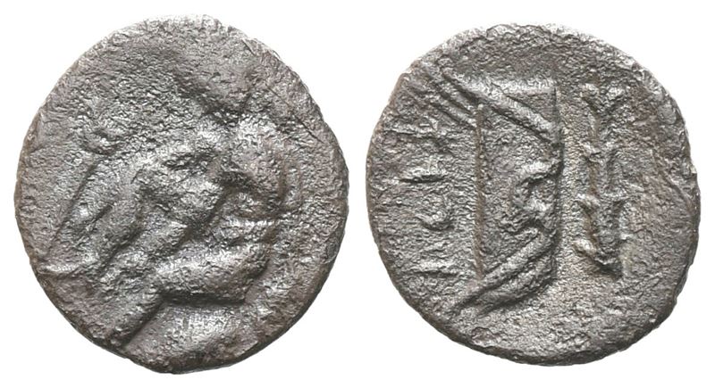 Sicily, Soloi (kefra), C. 406-397 Bc. Ar Litra (11 MM, 0.62 G).