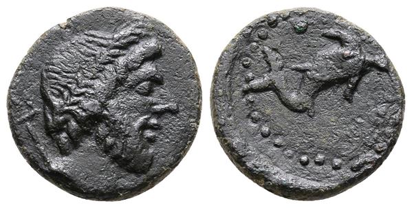 Sicily, Soloi, late 2nd - early 1st century BC. Æ (15 mm, 2.67 g).