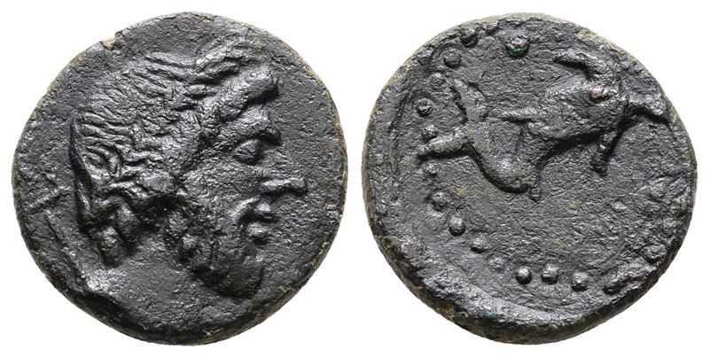Sicily, Soloi, Late 2nd - Early 1st Century Bc. Æ (15 MM, 2.67 G).