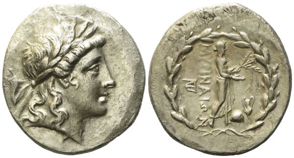 Aeolis, Myrina (c. 155-145 BC), Tetradrachm; AR (15 g; 31 mm)