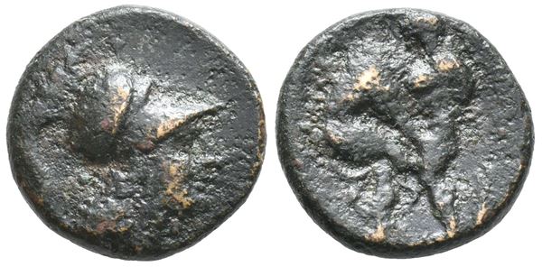 Southern Apulia, Tarentum, c. 275-200 BC. Æ (16mm, 3.91g).