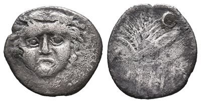 Sicily, Motya, C. 415/10-397 Bc. Ar Litra (12mm, 0.67g).