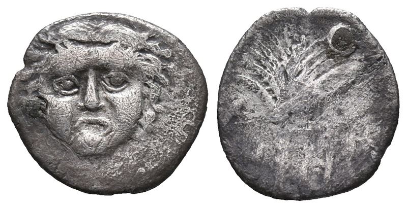 Sicily, Motya, C. 415/10-397 Bc. Ar Litra (12mm, 0.67g).