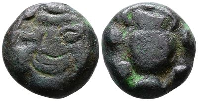 Sicily, Selinos, C. 450-440 Bc. Cast Æ Quincunx (25 MM, 14.03 G).