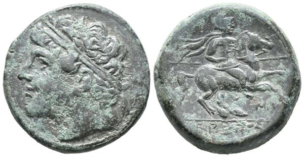 Sicily, Syracuse. Hieron II (275-215 BC). Æ (27mm, 17.87g).