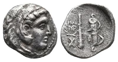 Kings Of Macedon, Alexander III ‘the Great' (336-323 Bc). Ar Obol (8mm, 0.52g).