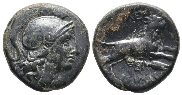 Kings of Thrace, Lysimachos (305-281 BC). Æ (19mm, 4.61g).  - Auction Greek, Roman, Byzantine Coins - Bertolami Fine Art - Prague