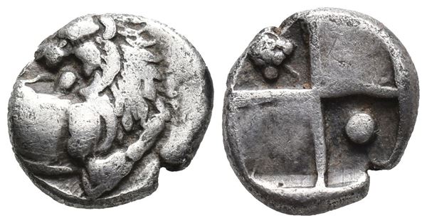 Thrace, Chersonesos, c. 386-338 BC. AR Hemidrachm (11mm, 2.22g).