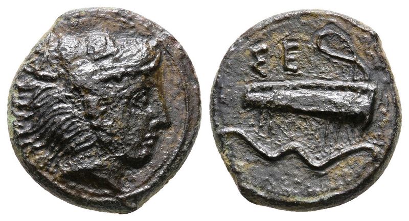 Sicily, Selinos, C. 415/2-409 Bc. Æ Hexas Or Hemilitron (15 MM, 3.14 G).