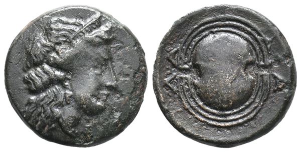 Islands of Attica, Salamis, 4th century BC. Æ Dichalkon (16mm, 2.55g).  - Auction Greek, Roman, Byzantine Coins - Bertolami Fine Art - Prague