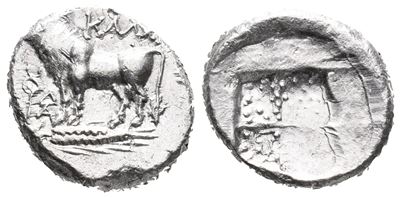 Bithynia, Kalchedon, C. 367-340 Bc Ar Drachm (14mm, 3,77g).