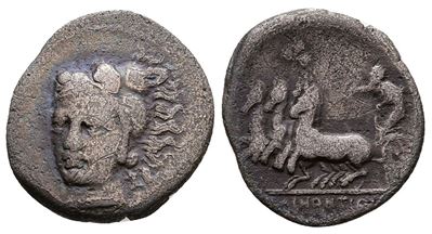 Sicily, Selinos, C. 410 Bc. Ar Hemidrachm (15 MM, 1.46 G).