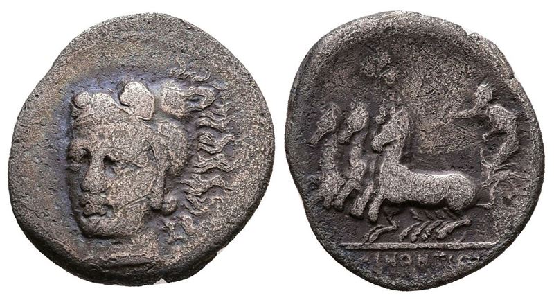Sicily, Selinos, C. 410 Bc. Ar Hemidrachm (15 MM, 1.46 G).