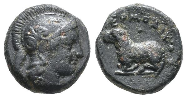 Ionia, Klazomenai, c. 4th century BC. Æ (11mm, 1.58g).  - Auction Greek, Roman, Byzantine Coins - Bertolami Fine Art - Prague