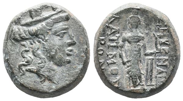 Ionia, Smyrna, c. 85-75 BC. Æ (15mm, 4.8g).  - Auction Greek, Roman, Byzantine Coins - Bertolami Fine Art - Prague