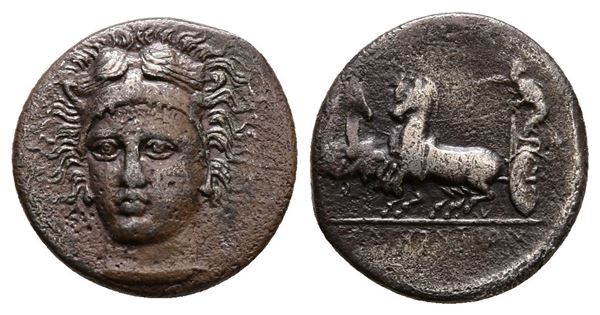 Sicily, Selinos, c. 410 BC. AR Hemidrachm (13 mm, 1.56 g).