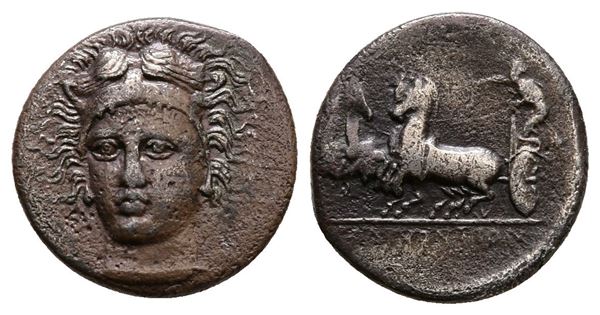 Sicily, Selinos, c. 410 BC. AR Hemidrachm (13 mm, 1.56 g).  - Auction Greek, Roman and Byzantine Coins	 - Bertolami Fine Art - Prague