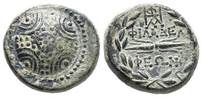 Lydia, Philadelphia, 2nd-1st Centuries Bc. Æ (15mm, 5.15g).