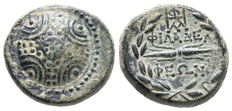 Lydia, Philadelphia, 2nd-1st Centuries Bc. Æ (15mm, 5.15g).