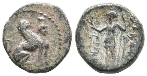 Pamphylia, Perge, c. 190-130 BC. Æ (13mm, 2.09g).  - Auction Greek, Roman, Byzantine Coins - Bertolami Fine Art - Prague