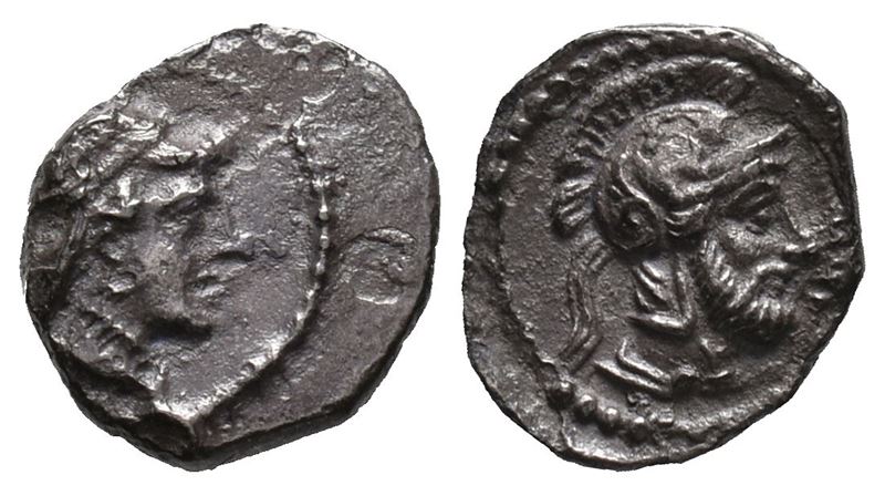 Cilicia, Tarsos. Tarkumuwa (datames, Satrap, 384-361/0 Bc). Ar Obol (10mm, 0.69 G).