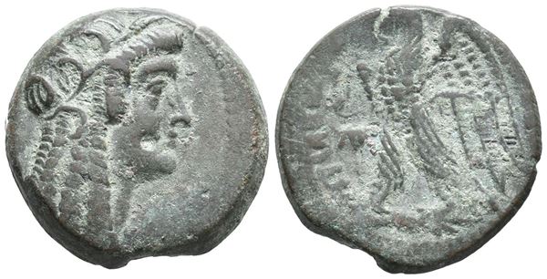 Ptolemaic Kings of Egypt, Ptolemy VI (Second sole reign, 163-145 BC). Æ (25mm, 14.24g).  - Auction Greek, Roman, Byzantine Coins - Bertolami Fine Art - Prague