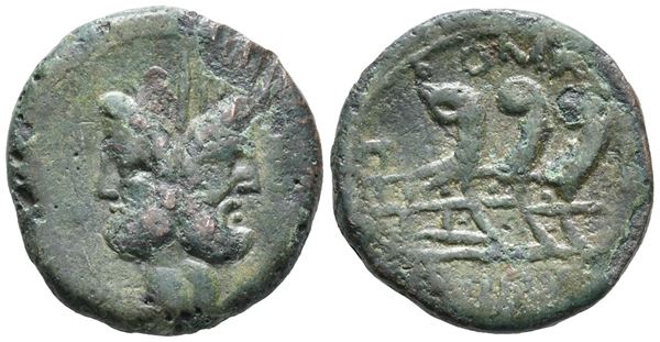 C. Vibius C.f. Pansa, Rome, c. 90 BC. Æ As (27mm, 10.04g).