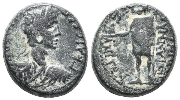 Gaius (Caligula, 37-41). Phrygia, Aezanis. Æ (19mm, 5.79g).  - Auction Greek, Roman, Byzantine Coins - Bertolami Fine Art - Prague