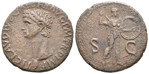 Claudius (41-54). Æ As (27mm, 10.42g).  - Auction Greek, Roman, Byzantine Coins - Bertolami Fine Art - Prague