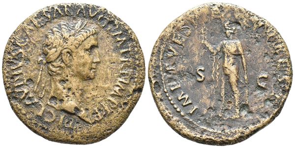 Claudius (41-54). Æ Sestertius (24mm, 17.72g).