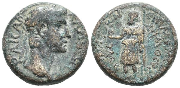 Claudius (41-54). Phrygia, Aezanis. Æ (20mm, 6.04g).  - Auction Greek, Roman, Byzantine Coins - Bertolami Fine Art - Prague