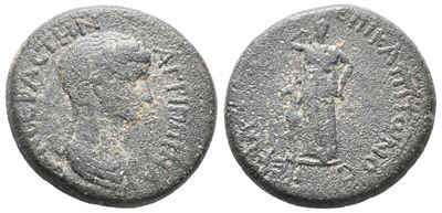 Agrippina II (augusta, 50-59). Lydia, Hierocaesarea. Æ (20mm, 6.03g).