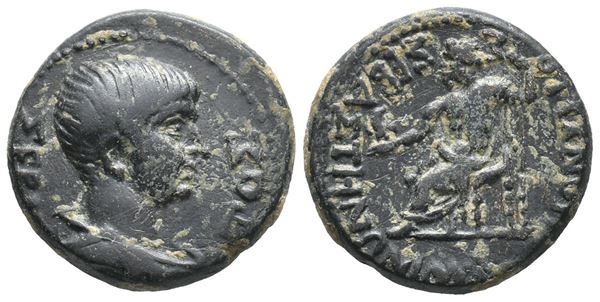 Nero (54-68). Phrygia, Sebaste. Æ (18mm, 4.61g).  - Auction Greek, Roman, Byzantine Coins - Bertolami Fine Art - Prague