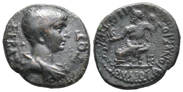 Nero (54-68). Phrygia, Sebaste. Æ (18mm, 4.09g).