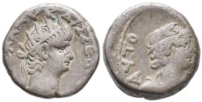 Nero (54-68). Egypt, Alexandria. Bi Tetradrachm (23mm, 12.59g).