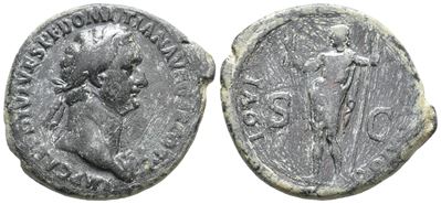 Domitian (81-96). Æ As (27mm, 12.25g).