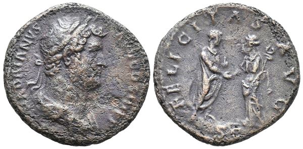 Hadrian (117-138). Æ As (26mm, 10.18g).  - Auction Greek, Roman, Byzantine Coins - Bertolami Fine Art - Prague