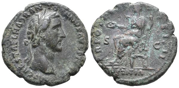 Antoninus Pius (138-161). Æ As (27mm, 9.28g).  - Auction Greek, Roman, Byzantine Coins - Bertolami Fine Art - Prague