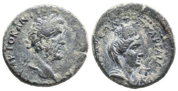 Antoninus Pius (138-161). Cappadocia, Caesarea. Æ (17mm, 4,67g).