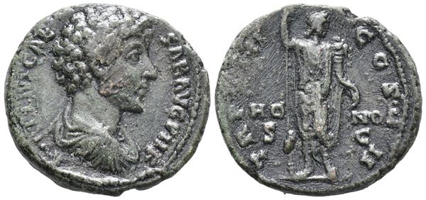 Marcus Aurelius (Caesar, 139-161). Æ As (27mm, 10.4g).  - Auction Greek, Roman, Byzantine Coins - Bertolami Fine Art - Prague