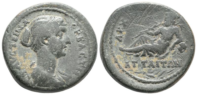 Faustina Junior (augusta, 147-175/6). Mysia, Attaea. Æ (25mm, 13.96g).