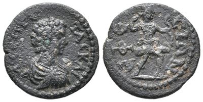 Geta (caesar, 198-209). Ionia, Ephesus. Æ (17mm, 2.84g).