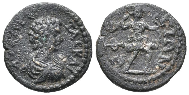 Geta (caesar, 198-209). Ionia, Ephesus. Æ (17mm, 2.84g).