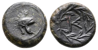 Sicily, Tauromenion, Campanian Mercenaries, C. 392-358 Bc. Æ (13 MM, 1.88 G).