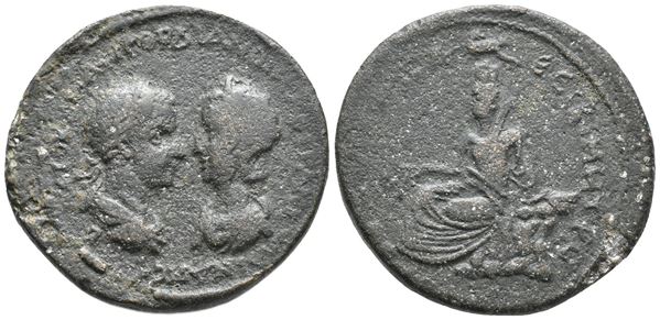 Gordian III and Tranquillina (238-244). Mesopotamia, Nisibis. Æ (33mm, 24.15g).