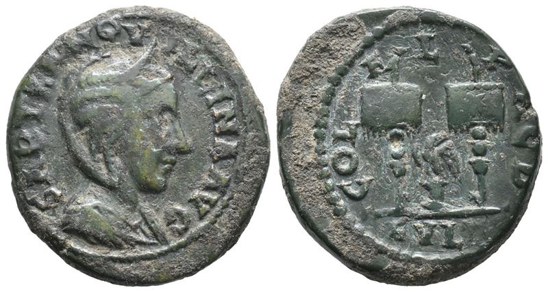 Tranquillina (augusta, 241-244). Thrace, Deultum. Æ (23mm, 7.82g).